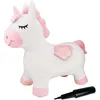 Image de Lexibook Licorne Sauteuse Gonflable - Pompe manuelle incluse, Plastique sécurisé et résistant - Housse amovible et lavable - Jeu d'extérieur et intérieur pour filles - Rose, BGP050UNI