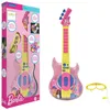 Image de Lexibook, Barbie, Guitare électronique avec micro et lunettes pour chanter avec style, 2 modes de jeu, Mélodies de démonstration, Effets lumineux, Rose/Jaune, K260BB