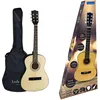 Image de Lexibook, Guitare acoustique en bois, 91 cm, Guide d'apprentissage inclus, 6 cordes en nylon, Housse de transport incluse, Bois/Noir, K2200