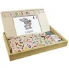 Image de Lexibook, Bio Toys, École des mots, bilingue Français/Anglais, jeux en bois, 50 cartes, alphabet, jeu éducatif, EDU100i1