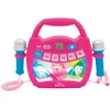 Image de Lexibook, Disney Princesses, Lecteur musical karaoké portable pour enfants, 2 Micros, Effets lumineux, Bluetooth, Enregistrement/changement de voix, Batteries rechargeables,Rose, MP320DPZ