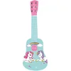 Image de Lexibook, Licorne, Ma première guitare acoustique en bois, 6 cordes en nylon, 53 cm, Guide d'apprentissage inclus, Rose/Bleu, K205UNI