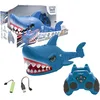 Image de Lexibook - Crazy Shark - Requin télécommandé, jusqu'à 5 km/h, modes automatiques chasse et danse, programmable, effets musicaux, bleu, SHARK01