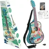 Image de Lexibook, Disney Stitch, Ma première guitare acoustique en bois, 6 cordes en nylon, 78 cm, Guide d'apprentissage, médiator et sangle fournis, Bleu, K2000D