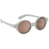 Image de BÉABA, Lunettes de soleil pour bébé 9-24 mois, Protection 100% UV - CAT 3, Protection Latérale, Confort Optimal, Branches ajustables 360°, Adapable à la vue, Collection Joy Vert de Gris