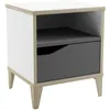 Image de Demeyere Table de Chevet & Nuit Enfant Blanc   Garçon & Fille   Produit Robuste Pour la Chambre des plus Petits   Fabriqué en France 37 x 33 x 43 CM