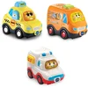 Image de Vtech Ttb Set 6 Walkie Taxi Simoneta Van Et Nina Ambulance Version Espagnole