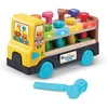 Image de VTech - Lumi Camion Tap Tap, Camion Enfant Parlant et Musical Partiellement en Bois, Jouet d'Éveil et de Motricité Interactif et Lumineux, Cadeau Bébé Dès 18 Mois - Contenu en Français