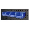 Image de Var Lot de 4 outils en plastique Bin & Bin Holder