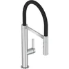Image de Jacob Delafon - Mitigeur d'Évier de Cuisine RAPHAEL - Douchette Extractible Magnétique 360°, avec Fonction Pause - Economies d'eau - Aérateur Anti-Calcaire - 27x5,5x59 cm - Finition Chrome - E23311-CP