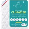 Image de P'tit Lit - Matelas Enfant/Bébé Climatisé - 70x140 cm - 1 face Été fraîche / 1 face Hiver ouatinée - Anti Acarien - Déhoussable - Oeko Tex® - Fabrication Française