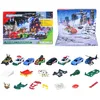 Image de Majorette - Calendrier de l'Avent 2025, 24 surprises, 8 véhicules métalliques à l'échelle 1:64, 16 accessoires, 8504107000