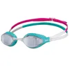 Image de arena Airspeed Mirror Lunettes de Natation Anti-Buée pour Adultes et Unisexe, Lunettes de Piscine avec Verres Larges, Protection UV, 3 Ponts de Nez Interchangeables, Joints nid d'abeilles
