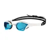 Image de ARENA Lunettes de natation unisexes Cobra Ultra Swipe Racing pour homme et femme, technologie anti-buée en polycarbonate, verres anti-miroir, bleu/blanc/noir