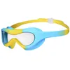 Image de ARENA Spider Masque de natation anti-buée pour enfants, masque de natation avec grandes lentilles, lentilles moyennement foncées pour tout environnement, protection UV, pont de nez auto-ajustable
