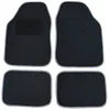 Image de 4 tapis universels en moquette noir et gris access+