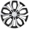 Image de 4 enjoliveurs gris/noir mat norauto coq 13 pouces