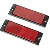 Image de 2 catadioptres rectangulaires rouges 2en1 norauto