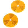 Image de 2 catadioptres ronds oranges 2en1 norauto