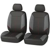 Image de Jeu de 2 housses universelles sièges avant voiture norauto hathor noir, gris et rouge avec certificat kba