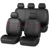 Image de Jeu complet de housses universelles voiture norauto sedna noir et rouge avec certificat kba