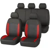 Image de Jeu complet de housses universelles voiture norauto deimos rouge et noir avec certificat kba