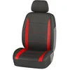 Image de 1 housse universelle siège avant voiture 1er prix noir et rouge