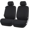 Image de Jeu de 2 housses universelles sièges avant voiture norauto ceres noir avec certificat kba
