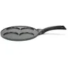 Image de Livoo - Poêle à pancakes MEP148 - antiadhésif, Ø 26cm, 4 empreintes de Ø 10cm, manche bakélite, tous feux dont induction