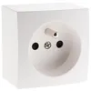 Image de Prise 16A 2P+T simple en saillie - Blanc - Presto - Zenitech
