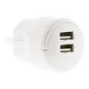 Image de Zenitech Adaptateur 2x USB 2,1A avec anneau d'extraction Blanc