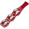 Image de FUZEAU - 8274 - Sistre Rouge - En Plastique - L. 33 cm - 6 Paires de Cymbalettes - Faire Tinter les petites Cymbales - Dès 5 ans