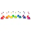 Image de Fuzeau - Jeu Musical 13 cloches Colorées - À Secouer ou Frapper - 1 Note, 1 Couleur - Apprentissage des Mélodies - Instrument Pédagogique Ludique Dès 3 Ans - Boîte de Rangement Incluse - Ref.70610