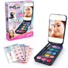 Image de Style 4 Ever OFG 260 Trousse de maquillage compacte avec miroir LED, 8 fards à paupières, 3 brillants à lèvres + autocollants et feuilles de tutoriel Multicolore