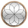 Image de Atmosphera - Miroir Rosace - métal et bois D64 cm