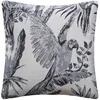 Image de Atmosphera - Coussin Perroquet à motifs jacquard gris 40x40 cm