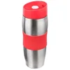 Image de SG Secret de Gourmet Mug double parroi isolant - D 7 x H 20 cm - Inox - Rouge