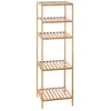 Image de 5five - étagère colonne 4 niveaux mix n modul bambou