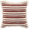 Image de Douceur d'Intérieur, Coussin Déhoussable (40 x 40 cm) Atlas Terracotta, Coton Tissé