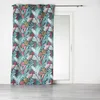 Image de douceur d'intérieur, Rideau à Oeillets (140 x 260 cm) Jacala Bleu, Polyester Imprimé