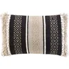 Image de douceur d'intérieur, Coussin Déhoussable 30 x 50 Cm, Polycoton Fantaisie avec Fils Métal, Mirage