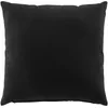 Image de Douceur d'Intérieur, Coussin Déhoussable Oreillet Rembourrage (45 x 45 Cm) Twily Noir, Coton/Polyester Recyclé