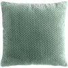 Image de Douceur d'Intérieur, Coussin Déhoussable (45 x 45 cm) Flanela Kaki, Flanelle Relief Unie