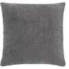 Image de Douceur d'Intérieur, Coussin Déhoussable (45 x 45 cm) Leo Anthracite, Velours Chenille