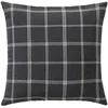 Image de Douceur d'Intérieur, Coussin Déhoussable (45 x 45 cm) Everest Anthracite, Coton & Polyester Tissé