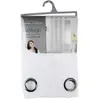 Image de douceur d'intérieur 1624907 LINAHE Panneau à oeillets Polyester Blanc 140 x 260 cm