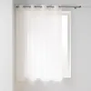 Image de douceur d'intérieur, Voilage à Oeillets (140 x 180 cm) Carlin Naturel, Voile Tissé