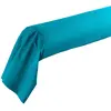 Image de douceur d'Intérieur - 1640728 Taie de Traversin Uni Coton + Point Bourdon 57 Fils Outre Mer 185 x 85 cm