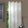 Image de Home Maison 806735 Voilage Etamine Fantaisie Impression Argent Polyester Or 140 x 240 cm