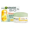 Image de GARNIER Skin Active - Crème Hydratante Bio - Hydratation & Éclat - Nourrit, Lisse & Illumine Le Teint - Vitamine C & Agrumes - Vegan & Cruelty Free - Peaux Ternes En Manque D'Éclat - 50 ml